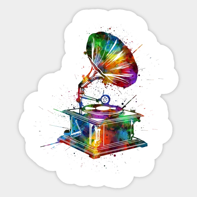 turntable colorful Sticker by BekimART